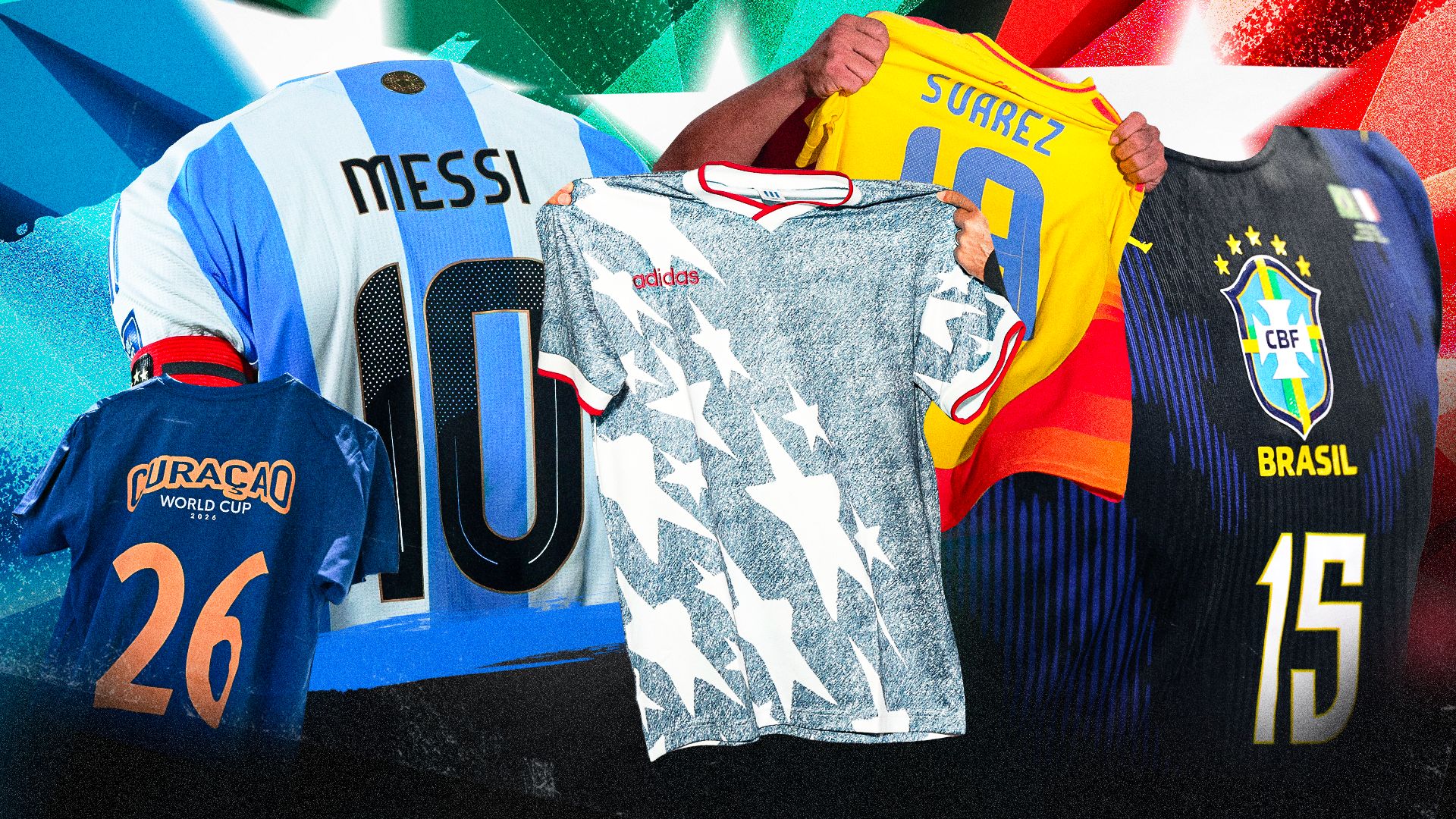 From Brazil's iconic R9 shirt to Germany's 1990 kit: How World Cup